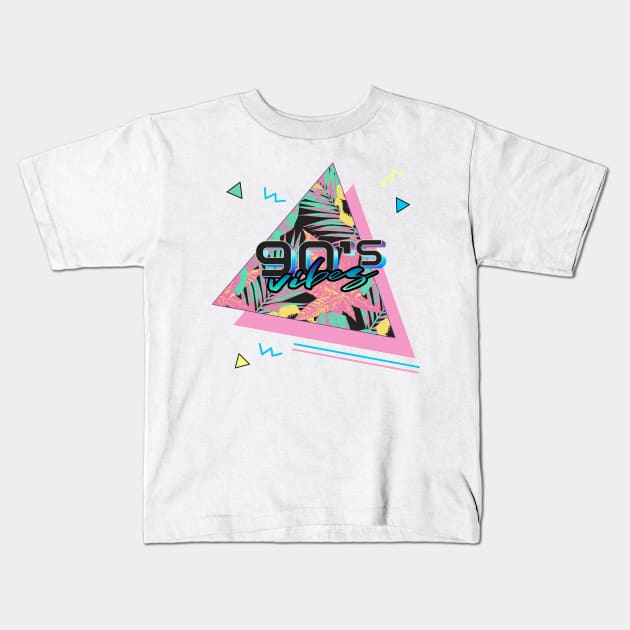 90s Vibes Kids T-Shirt by Annelie